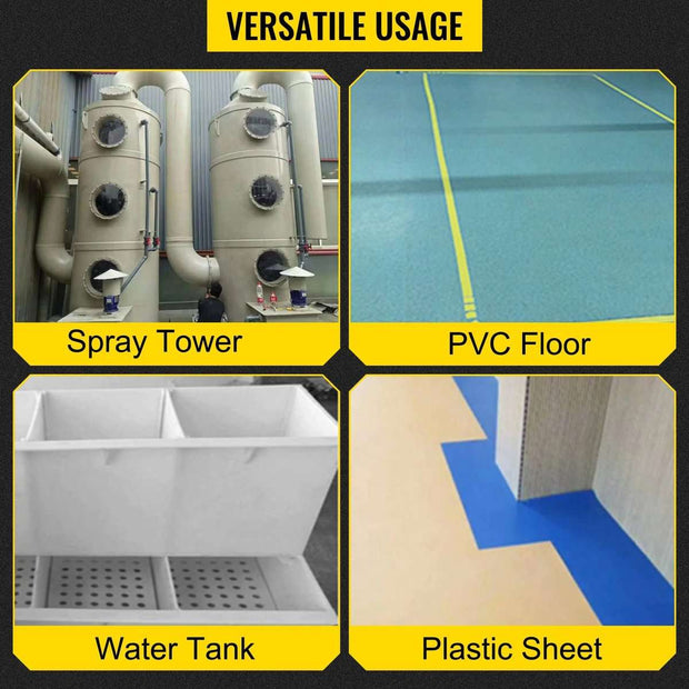 Hete Lucht Pistool - Las Pistool - Soldeer Pistool - Soldeerbout - 220V - 600°C - 3M - Met Accessoires - Blauw