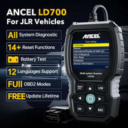 OBD2 Scanner - Diagnosecomputer - Diagnose Auto - Storing Verwijderen - Uitleesapparatuur Auto - Diagnosetool voor alle systemen ABS EPB TPMS DPF - Zwart