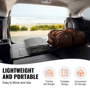 Garagezeil - 3x6m - 210 g PE-kunststof - Grijs Topzeil met Randen - Waterdicht en UV-beschermd - Eenvoudige Installatie met Spanbanden - Niet-Elektrisch