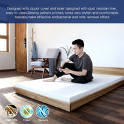Memory foam mattress topper - Loose mattress - Comfort foam - Gel topper - Mattress - 7cm thick - 180x200cm