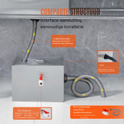Grease Separator - Stainless Steel Heavy Duty Commercial Kitchen Grease Trap - Ideal for Restaurants - Food Waste Filter