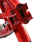 Driewieler - Geschikt voor Volwassenen - Inclusief Fietsmand- 24 Inch - 7 Versnellingen - Opvouwbaar - Met LED Verlichting - Rood