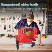 Nietmachine op accu - Nailgun - Nagelpistool - Inclusief 1 x 21 volt accu - Snoerloos - Comfortabele grip