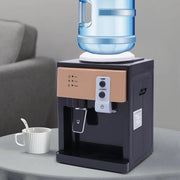 Elektrische Waterdispenser - Warm en Koud Water - Voor thuis en kantoor gebruik - Compatibel Met 3 tot 19L - 36x24x27cm - Zwart/Goud