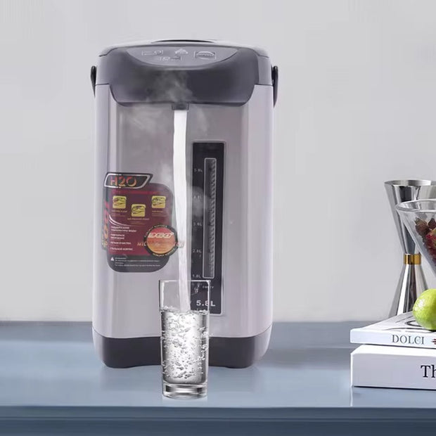Waterdispenser Heet Water Kitchen – 750W Snelle Kokend Water Dispenser 4L – Roestvrij Staal met Isolatie – Binnen 10 Seconden Verwarmen – Compact en Duurzaam – Ideaal voor Thee - Koffie en Soep