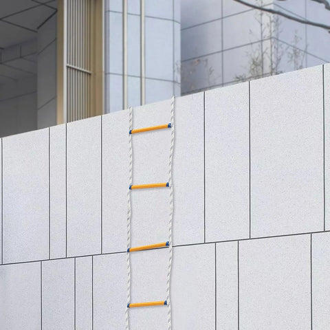 6m Escape Ladder - Rope Ladder Fire Safety - Fire Ladder - Multifunctional Heavy Duty Emergency Ladder - Load up to 200 kg