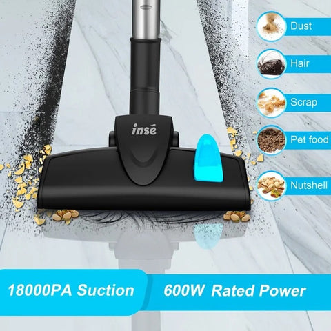 Bagless vacuum cleaner - Corded vacuum cleaner - Powerful bagless vacuum cleaner - For household cleaning