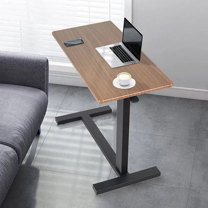 Laptoptafel - Laptray - Laptray Schoot Dienblad - Lap Tray - Laptop Standaard - Laptoptafel - Laptoptafel Op Wieltjes - Laptop Bijzettafel - 80x40x89.50