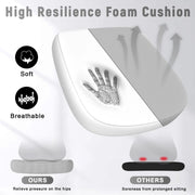 Ergonomische Bureaustoel - Bureaustoelen voor Volwassenen - Office Chair - Gamestoel - Kantoorstoel - Volledig Verstelbaar - Incl. 3D-verstelbare Armleuningen & Verstelbare Lendensteun - Wit/Grijs