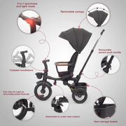 Buggy - Strollers - Pushchair - Prams and Buggies - 7 in 1 foldable tricycle - For 6m+ to 5 years