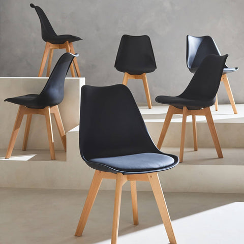 Set of 6 dining room chairs, nils, 42x55x81cm