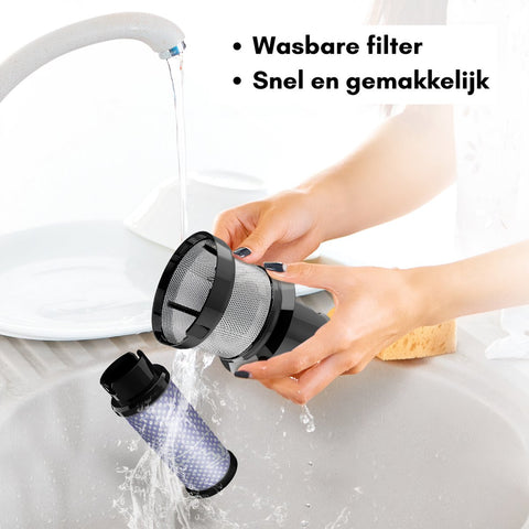 Bagless Cordless Stick Vacuum Cleaner - Handheld Vacuum Cleaner Best Seller - Handheld Stick Vacuum Cleaner - 1.2L Dust Container Capacity - 12000Pa Suction Power - 5-Stage Filtration