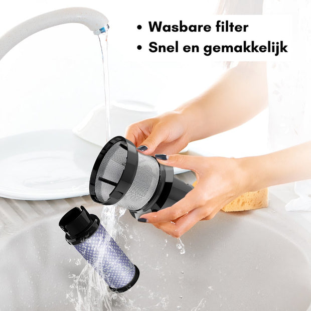 Bagless Cordless Stick Vacuum Cleaner - Handheld Vacuum Cleaner Best Seller - Handheld Stick Vacuum Cleaner - 1.2L Dust Container Capacity - 12000Pa Suction Power - 5-Stage Filtration