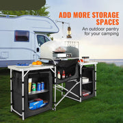 Camping kitchen - Foldable camping kitchen - Camping kitchen - Foldable camping kitchen