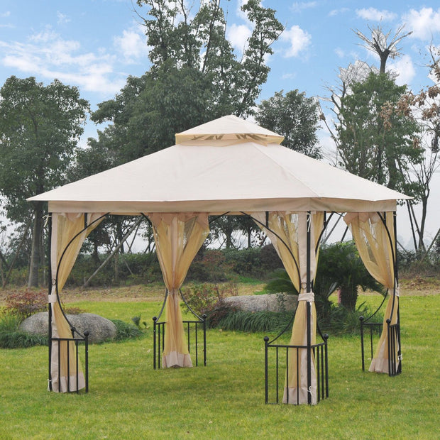 Partytent - Tuinfeesttent - Paviljoen - Tuinfeesttent - - Dubbel dak - 3 x 3m