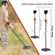 Waterdichte Professionele Metaaldetector - Geschikt voor Onder Water Gebruik - Inclusief Accu