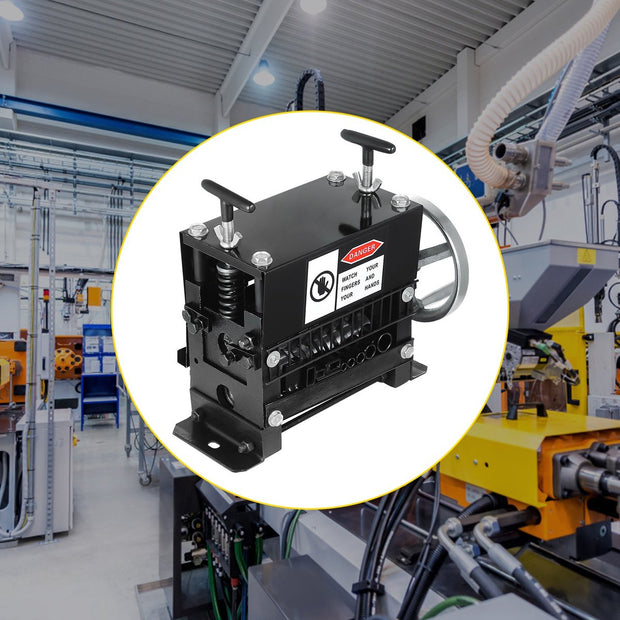 Koperdraad-strippingmachine - 1-20 mm - Handmatige draadstrippingmachine - 8 kanalen en 7 snijbladen - voor het verwijderen van plastic en rubberen isolatie