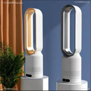 Torenventilator - Torenventilator Inclusief Afstandsbediening - Luchtzuiveraar - Luchtkoeler - Bladloos - 8 Snelheden - Bladloze - Ultra stil - Oranje