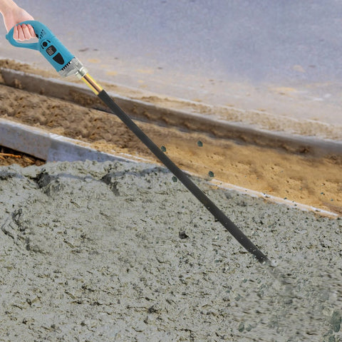 Betontrilnaald Pro - Elektrische Trilnaald voor Beton - Robuust Ontwerp - Verdichten van Beton - 1300W - 1.5m' Trilstaaf