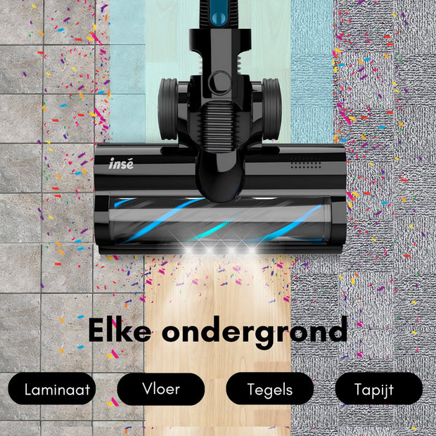 Bagless Cordless Stick Vacuum Cleaner - Handheld Vacuum Cleaner Best Seller - Handheld Stick Vacuum Cleaner - 1.2L Dust Container Capacity - 12000Pa Suction Power - 5-Stage Filtration