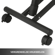 Ergonomische Kniestoel met Verstelbare Hoogte, Wielen en Comfortabel Kussen - Gezonde Zithouding Stoel voor Bureau en Werk - Ergo Kniestoel met Soepele Wielen en Zachte Zitting - Kantoorstoel voor Rugcomfort en Productiviteit
