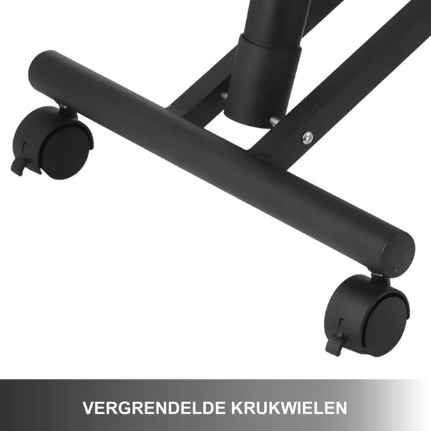 Ergonomische Kniestoel met Verstelbare Hoogte, Wielen en Comfortabel Kussen - Gezonde Zithouding Stoel voor Bureau en Werk - Ergo Kniestoel met Soepele Wielen en Zachte Zitting - Kantoorstoel voor Rugcomfort en Productiviteit