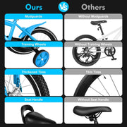 Kinderfiets - Fietsen - 14 Inch - Spelen - Buiten - Blauw