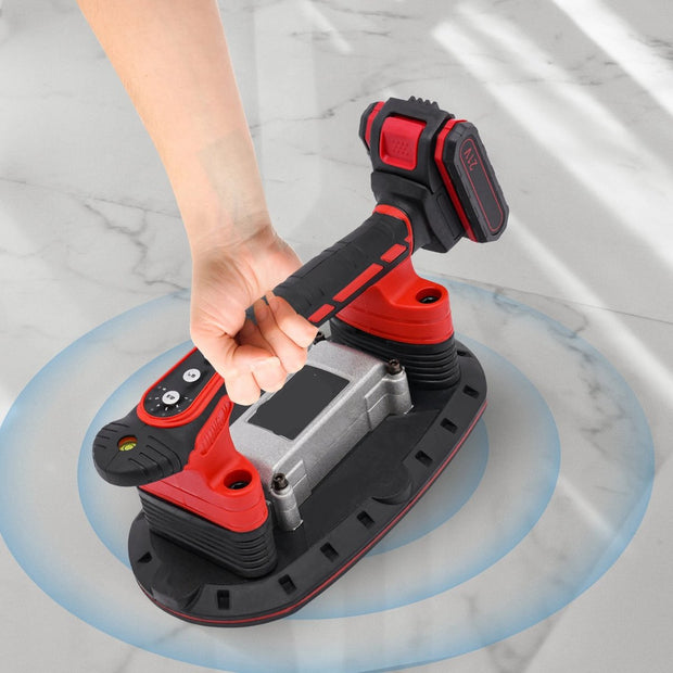 Elektrische Tegel Installatie Tool - Tegelzuignap - Tegellegger Zuignap - Slip-Proof - Enkele Zuignap - Elektrisch - 80KG - 30/240cm - 2x Accu