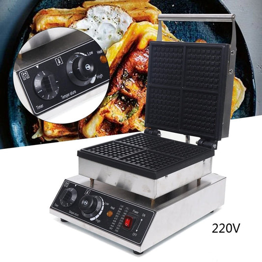 Professional Waffle Iron - Waffle Iron - Waffle Maker - Electric Waffle Iron - Non-Stick Coating - 1750W