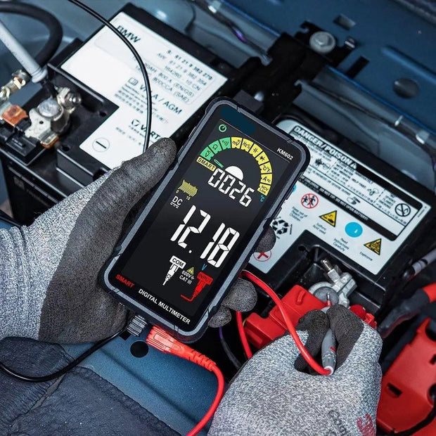 Digitale Multimeter Pro 602 - Oplaadbaar - Spanning Meter -AC/DC - Slimme Modus - True-RMS Functie - Dubbele Beveiliging - Meet Accessoires