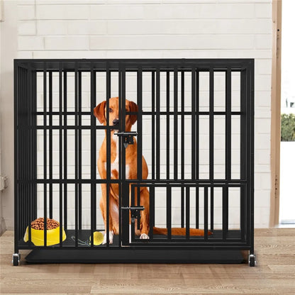 Honden kooi - Zwart - Dier - Kooi - Hond - Grote honden kooi - Kennel box
