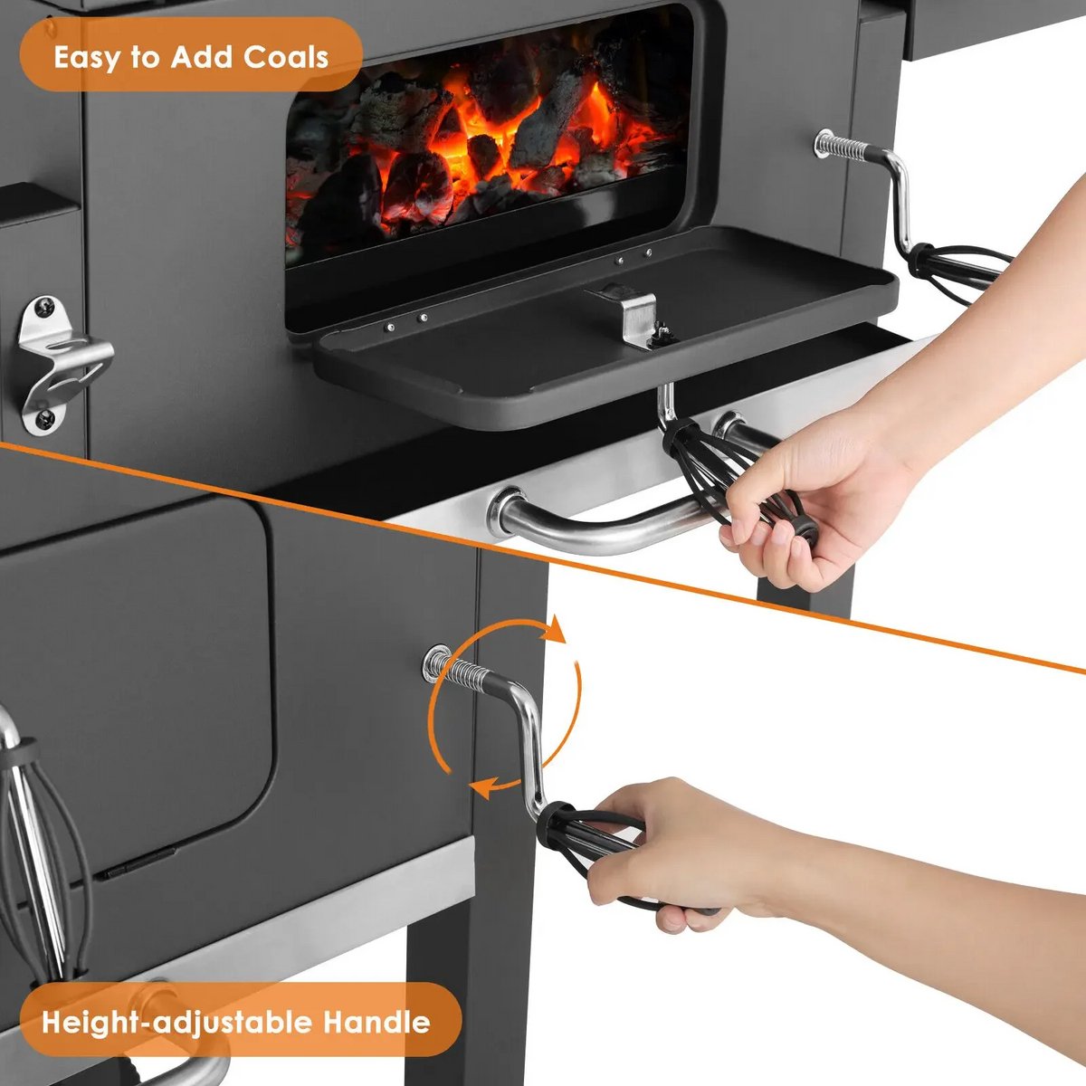BBQ - houtskool grill wagen - barbecue - barbecues - barbeque - barbecue houtskool - tuin - zomer - gezin