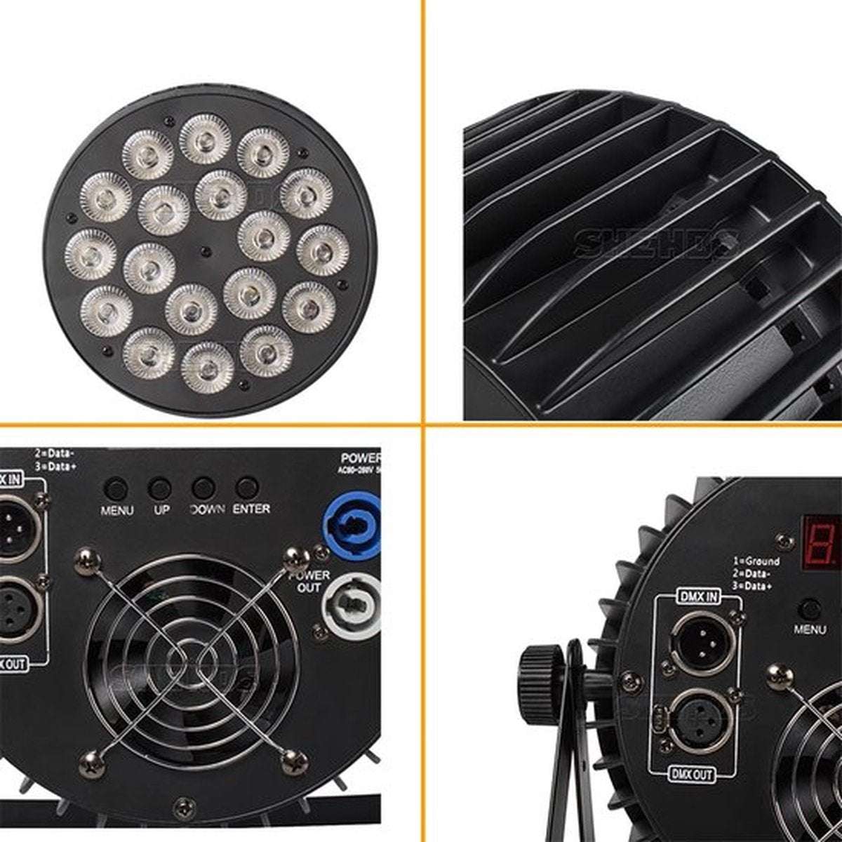 Led Par RGB - 18x18W - Led Lampen - Ledlamp - Led Bar - Aluminium - DJ Bar