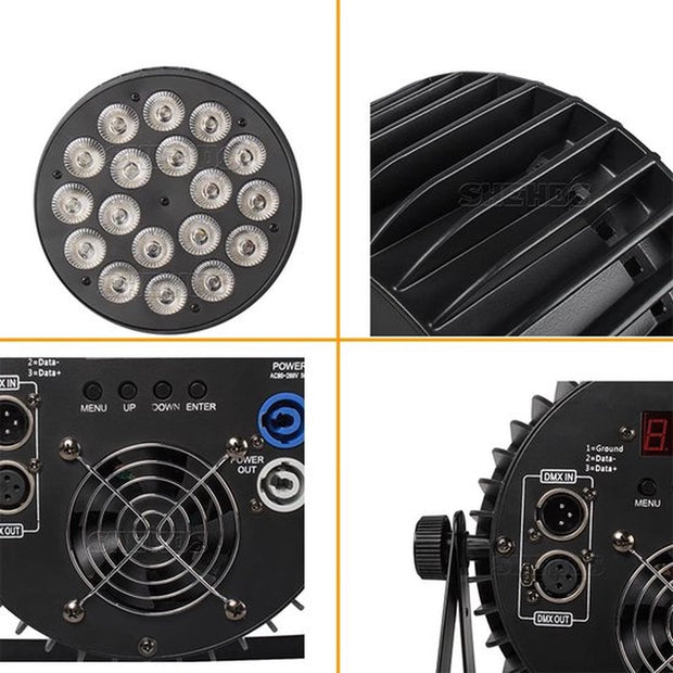 Led Par RGB - 18x18W - Led Lampen - Ledlamp - Led Bar - Aluminium - DJ Bar