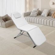 Luxe Therapeutisch Massagetafel – Verstelbaar, Ergonomisch & Comfortabel – Massagebed - Behandeltafel - Behandelbank - Voor Thuis & Professioneel Gebruik - Opvouwbaar - Wit
