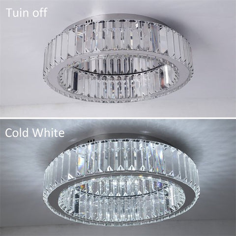 Kristallen Plafondlamp - Crystal LED Lamp - Woonkamerlamp - Moderne Lamp - LED Plafondlamp - Plafonniere