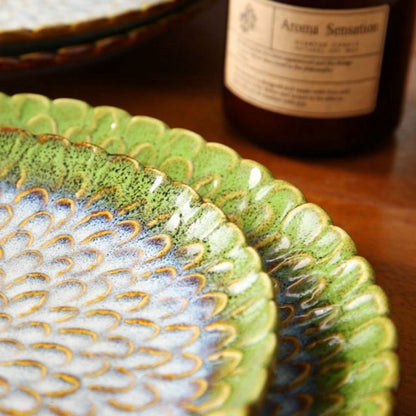 Serviesset Deluxe - 8 Persoons - Porselein - 24 Delig - Bordenset 8 persoons - Bordenset 24 delig - Groen