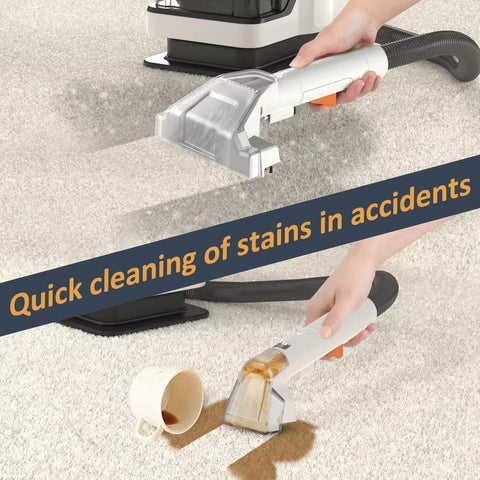 Tapijtreiniger voor een schoon en fris huis - ideaal voor tapijten, banken en autostoelen