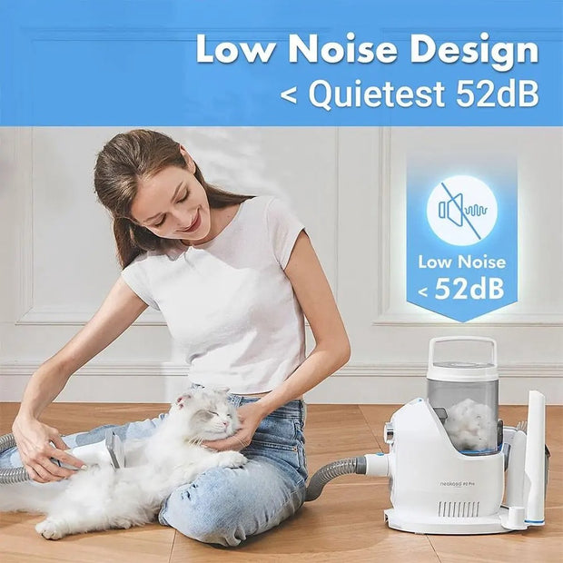 Professionele Hondenfohn - Hondentondeuse - Trimset 5-in-1 - Trimmer - Stofzuiger - Borstel - Dieren - Katten - Honden