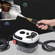 Handstoomreiniger - Stoomreiniger - Tapijtreiniger - Stoomreinigers - Stoomapparaat - Vloerreiniger - Autoreiniger - Draagbare Handstoomreiniger Schoonmaak - 2500W - 220V - Inclusief 3 Opzetborstels - Wit