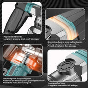 Demolition Hammer - Demolition - Jack Hammer - Drill - Heavy Concrete Breaker - Powerful - Electric Demolition Hammer - Rotary Hammer - Professional - Cordless Rotary Hammer - Concrete Perforator - 1200W - 220V - Case