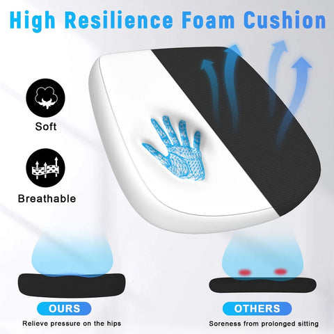 Ergonomische Bureaustoel - Bureaustoelen voor Volwassenen - Office Chair - Gamestoel - Kantoorstoel - Volledig Verstelbaar - Incl. 3D-verstelbare Armleuningen & Verstelbare Lendensteun - Zwart