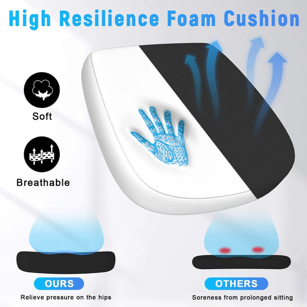 Ergonomische Bureaustoel - Bureaustoelen voor Volwassenen - Office Chair - Gamestoel - Kantoorstoel - Volledig Verstelbaar - Incl. 3D-verstelbare Armleuningen & Verstelbare Lendensteun - Zwart