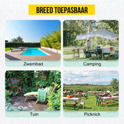 Opbergdoos - Opbergbox Tuin - Opbergbox Buiten - Opbergbox Tuinkussenbox - Waterdicht - 155x63x75x52 CM - 600 Liter