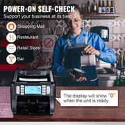 Money counting machines - Money counter - Money counting machine notes - Counterfeit money detector - 1200 pieces/min