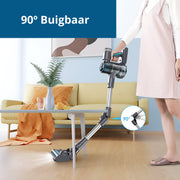 Cordless Stick Vacuum Cleaner - Bagless on Battery - 4 Different Attachments - Handheld Vacuum Cleaner - 380W - 27Kpa