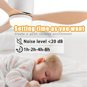 Plafondventilator met Verlichting - 106cm - Afstandsbediening - Plafondlamp - Zwart - Slaapkamer - LED - Timer - 6 Standen - PlafondventilatorProduct Beschrijving Evolar EVO-CF52MB12 Plafondventilator - Zwart - 132cm - 6 Standen - Afstandsbediening