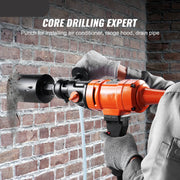 Diamantboor - 1100/2400 RPM - 1500W - nat boren - 8-10.2CM - magneetboor - voor boren in gewapend beton, marmer