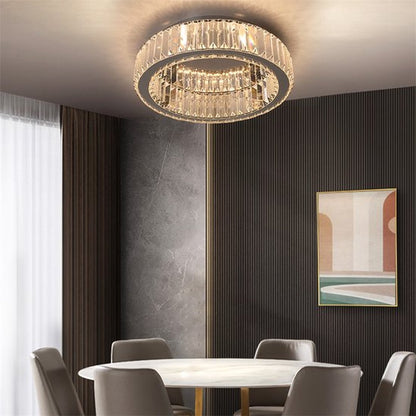 Kristallen Plafondlamp - Crystal LED Lamp - Woonkamerlamp - Moderne Lamp - LED Plafondlamp - Plafonniere