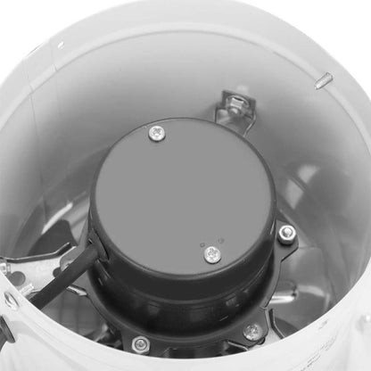 Axial Exhaust Blower Flow Fan for Warehouse Restaurant Garage - White .